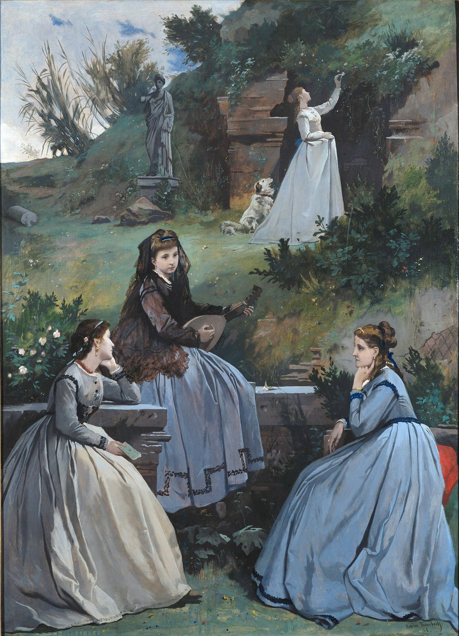 Vårbild av Anselm Feuerbach