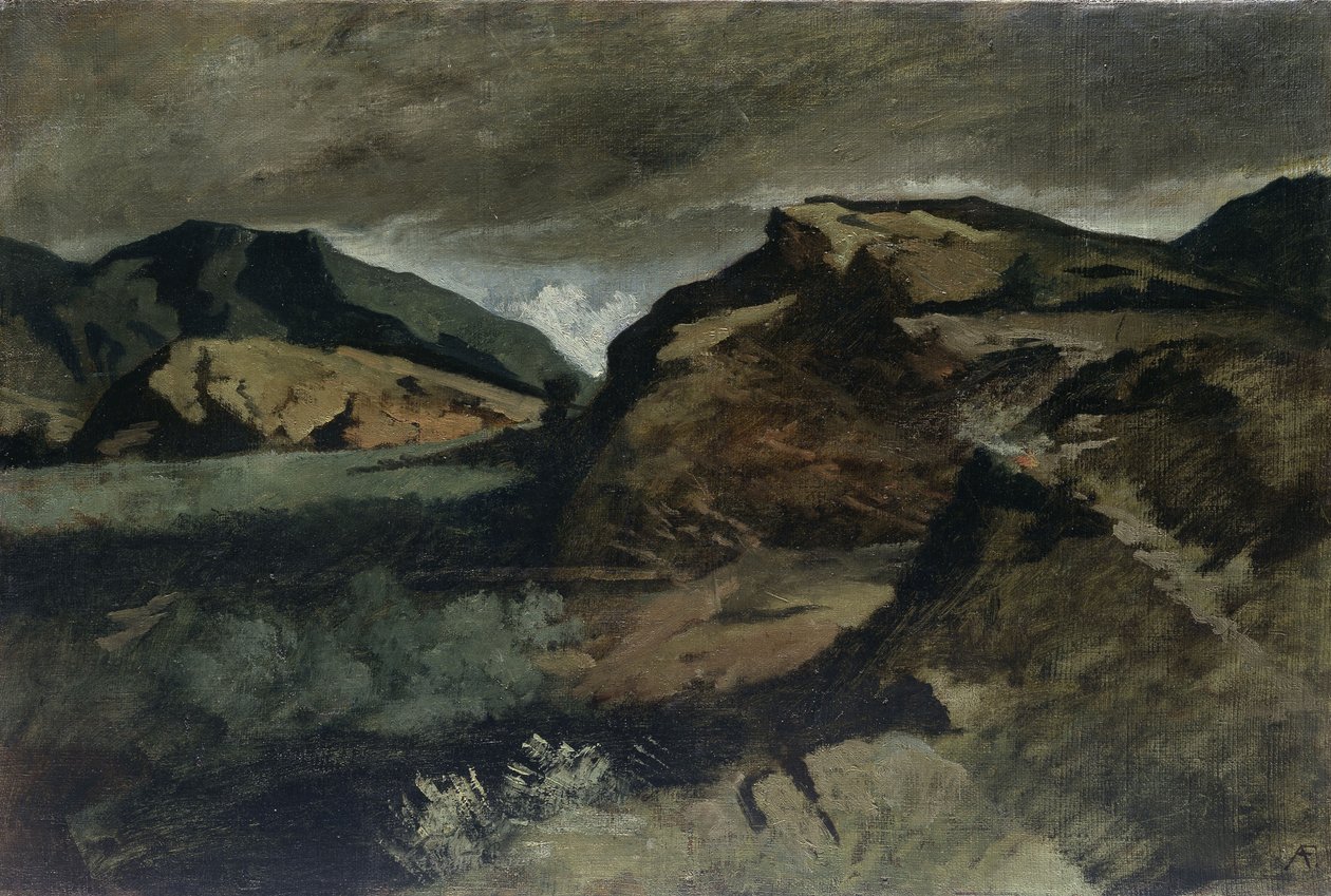 Heroiskt landskap av Anselm Feuerbach