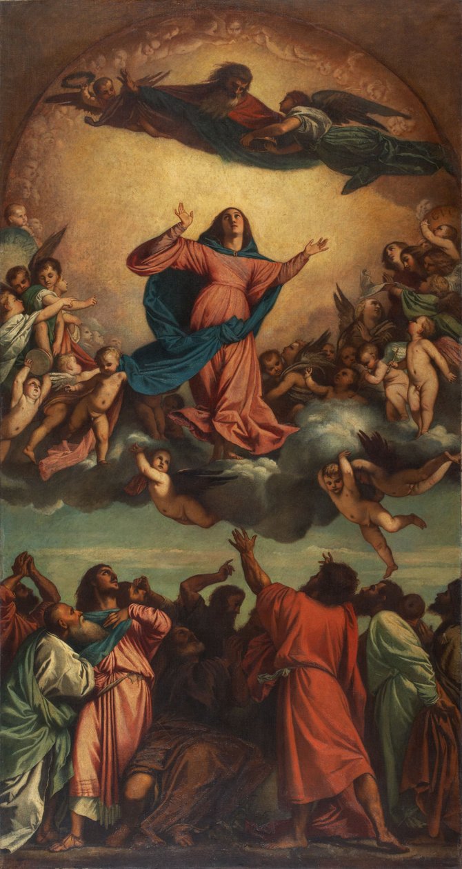 Kristi himmelsfärdsdag av Anselm Feuerbach