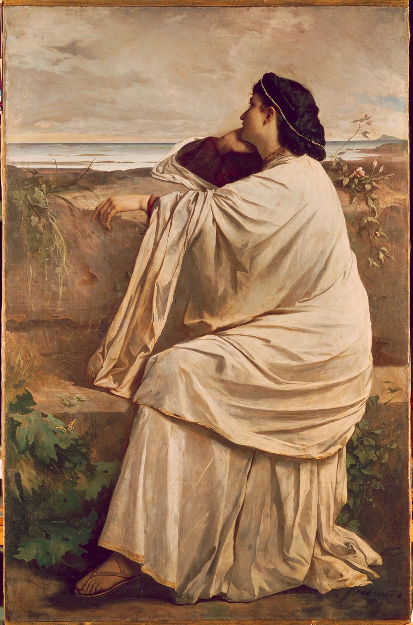 Iphigenia (olja på duk) av Anselm Feuerbach