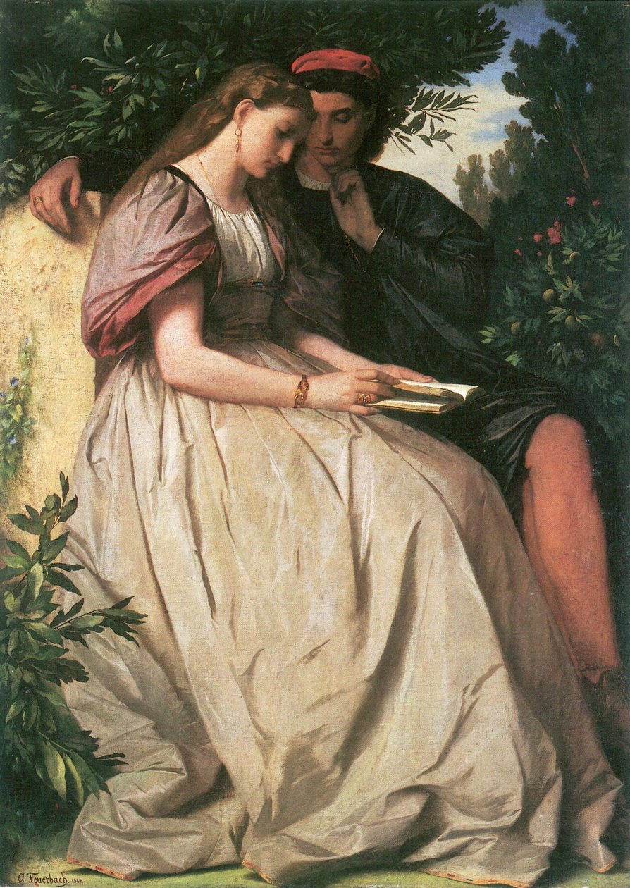 Paolo och Francesca av Anselm Feuerbach