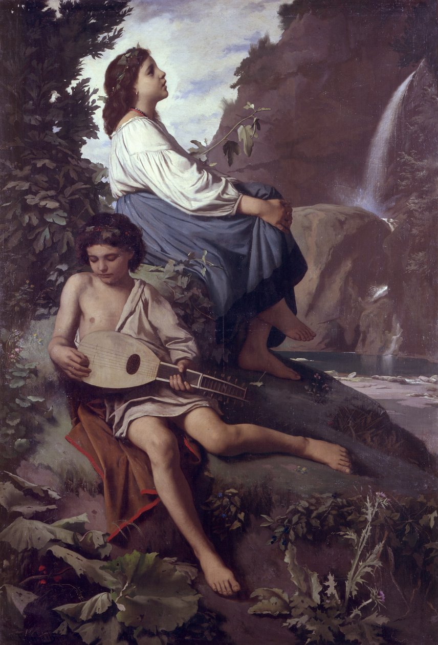 Minnen från Tivoli av Anselm Feuerbach