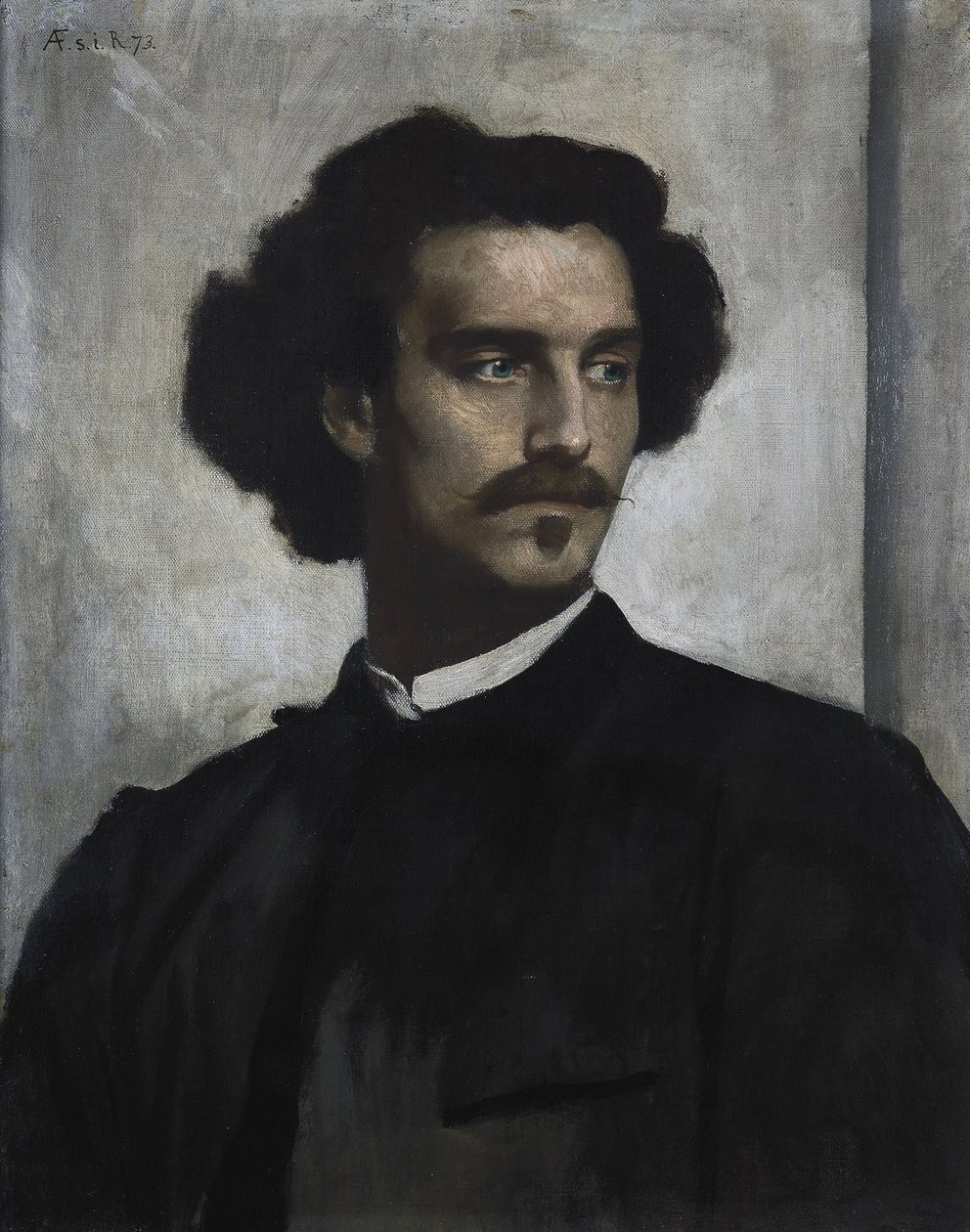 Självporträtt, 1873 av Anselm Feuerbach