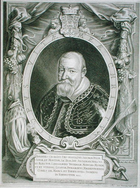 John George I (1585-1656) Kurfurst av Sachsen, från 
