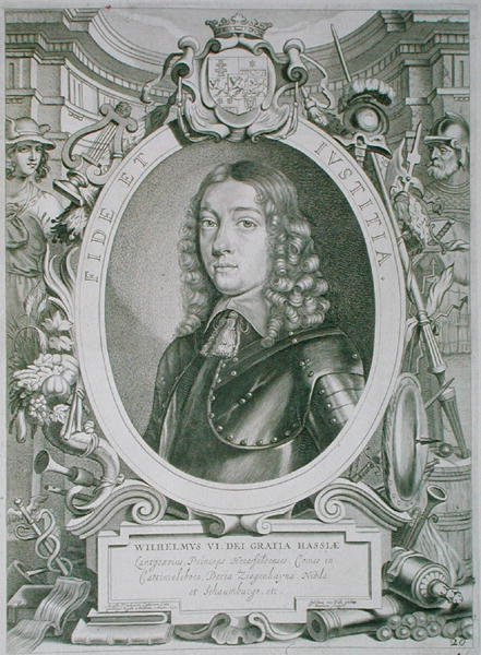William VI (1629-63) Landgrave of Hesse-Cassel, från 
