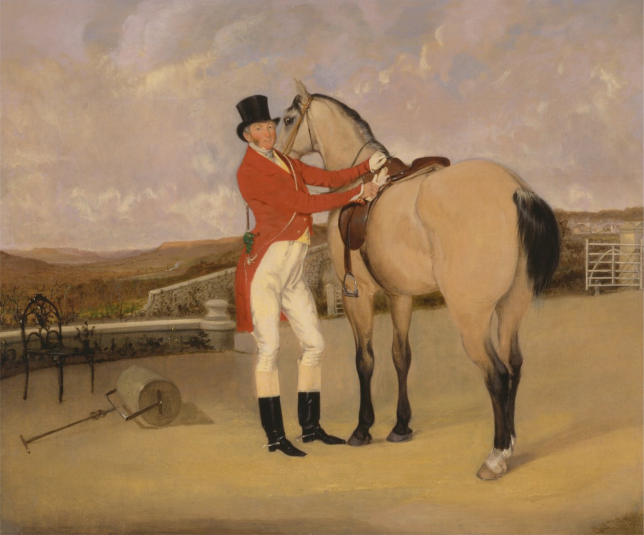 James Taylor Wray från Bedale Hunt med sin Dun Hunter av Anson Ambrose Martin