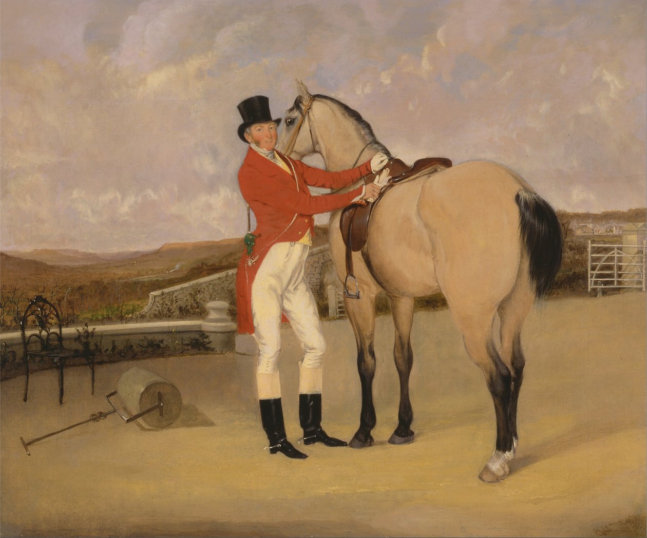 James Taylor Wray från Bedale Hunt med sin Dun Hunter av Anson Ambrose Martin