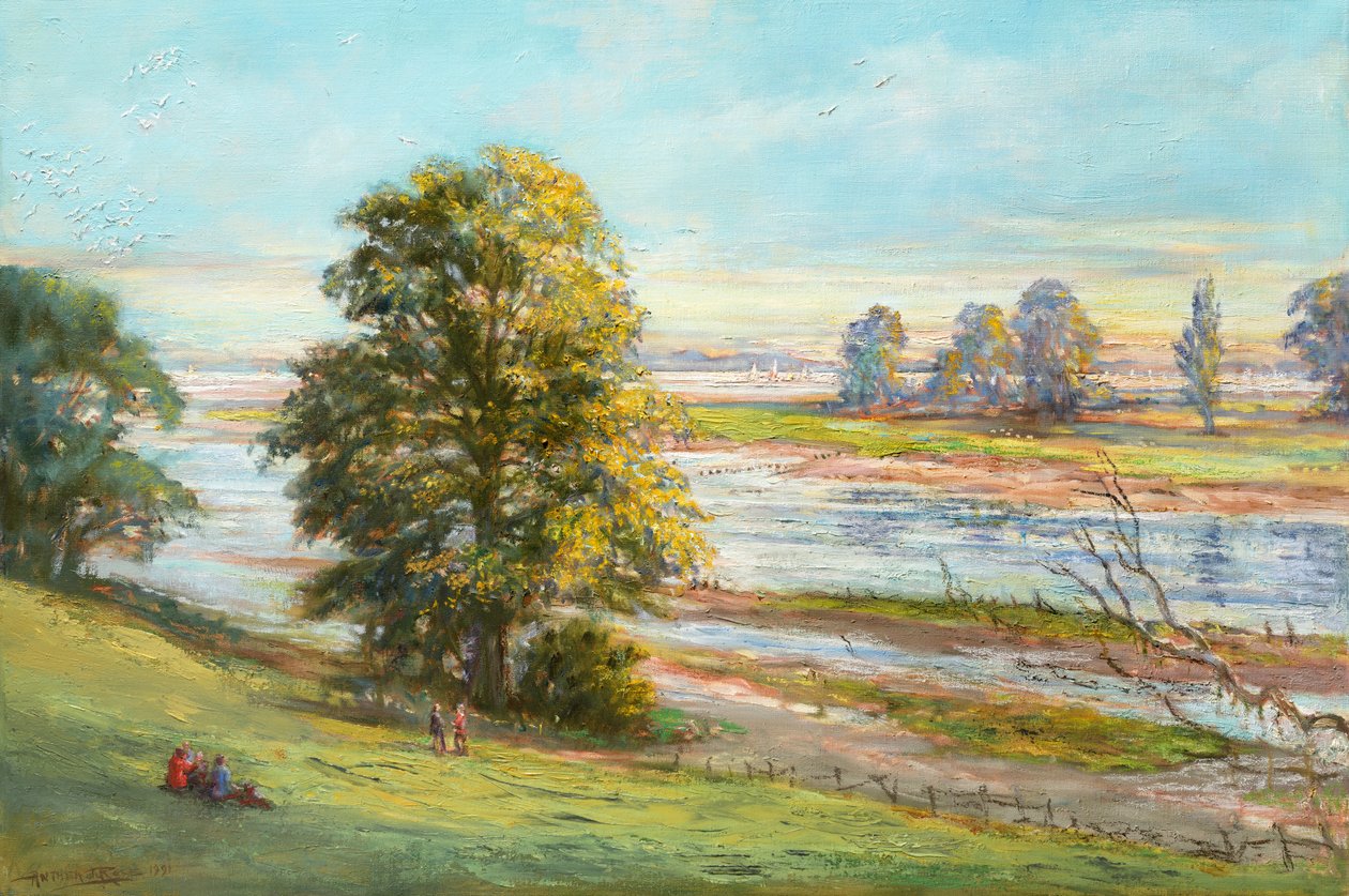 Martlesham Creek nära Woodbridge, Suffolk av Anthea Durose