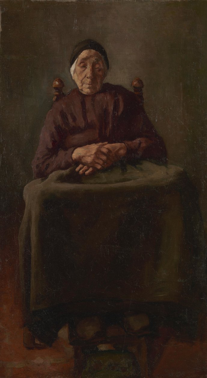 Old Drenthe Woman av Anthon van Rappard