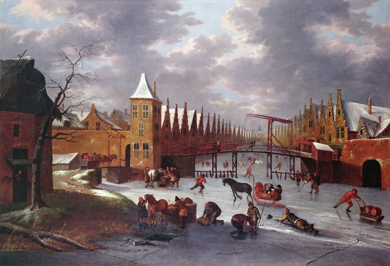 Amsterdams stadsport av Anthonie Beerstraten