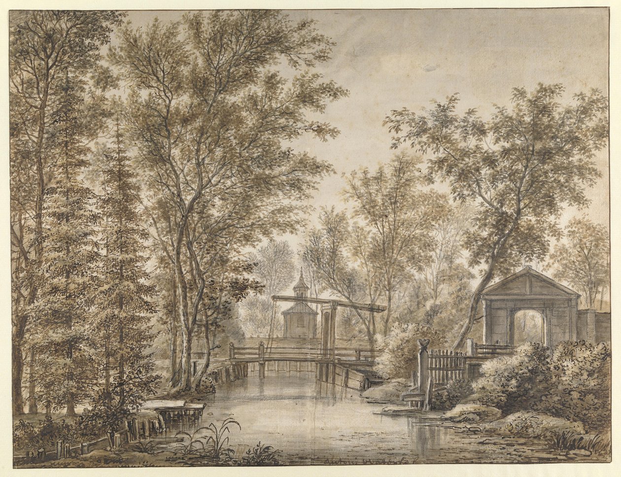 Vindbron vid Spruytenburg av Anthonie Waterloo