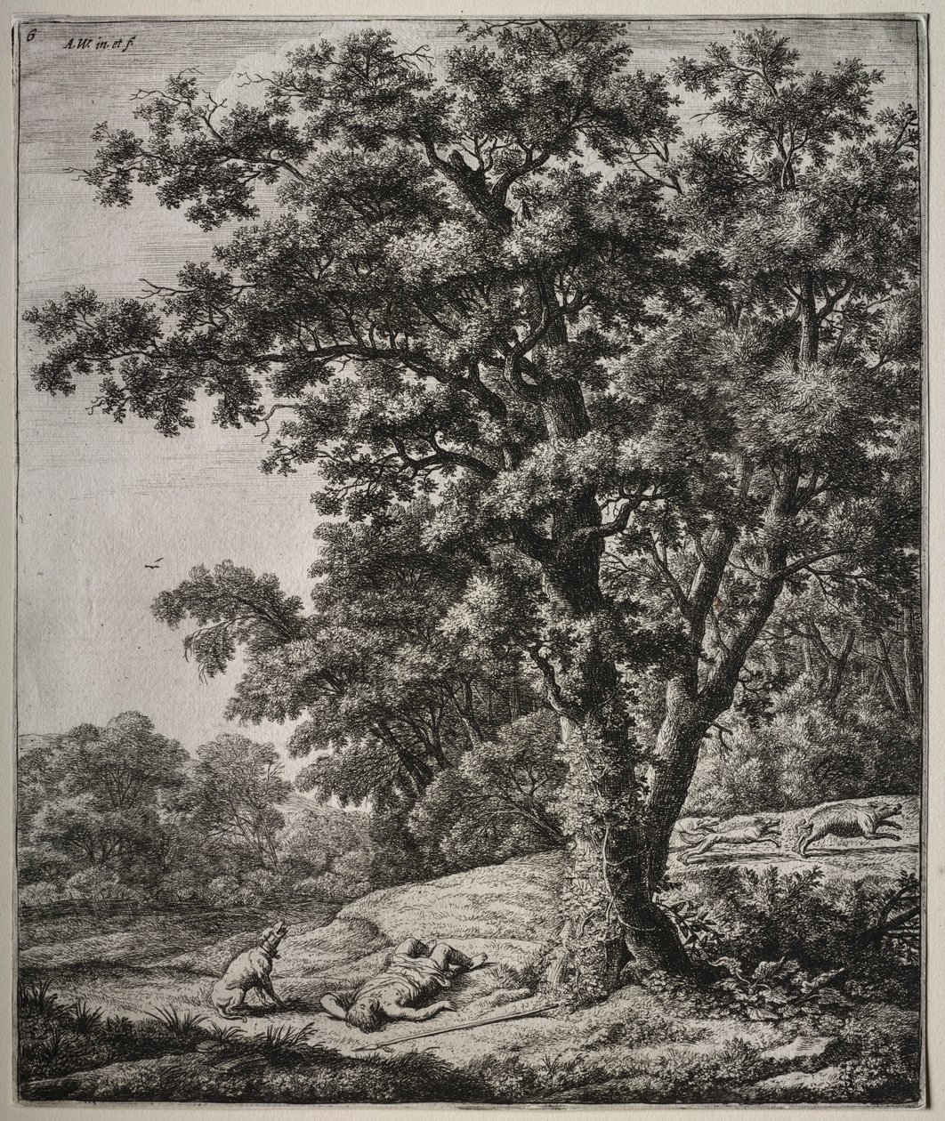 Adonis död. av Anthonie Waterloo