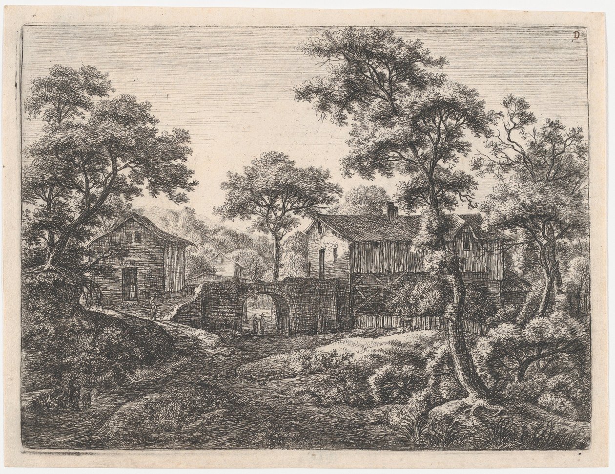 Porten, 1600-talet. av Anthonie Waterloo