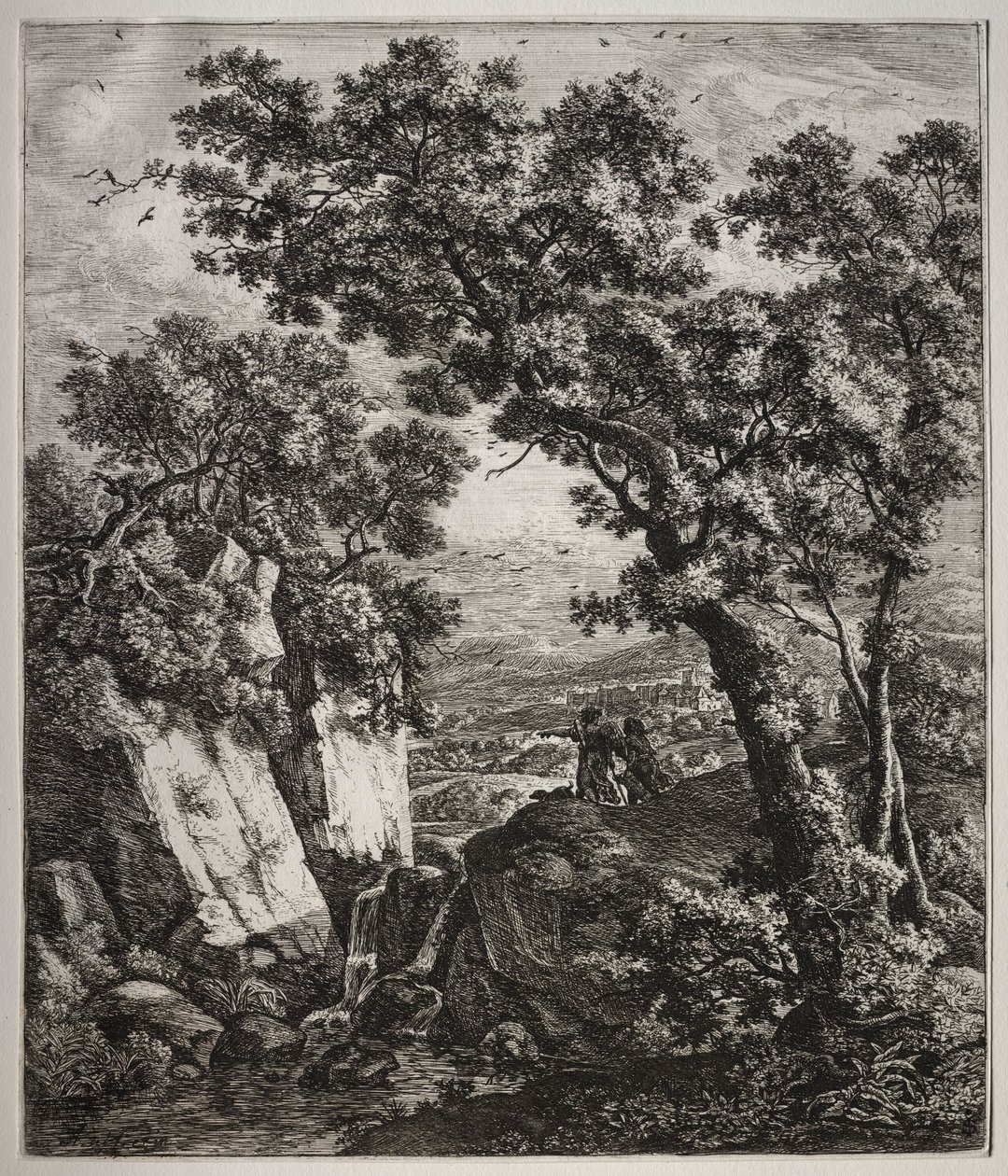 Tobias och ängeln. av Anthonie Waterloo