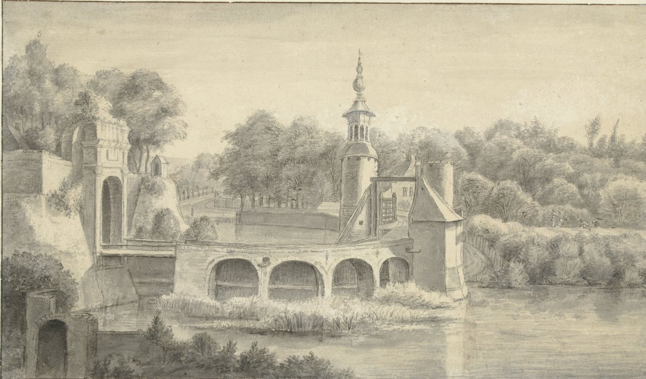 Velperport i Arnhem av Anthonie Waterloo