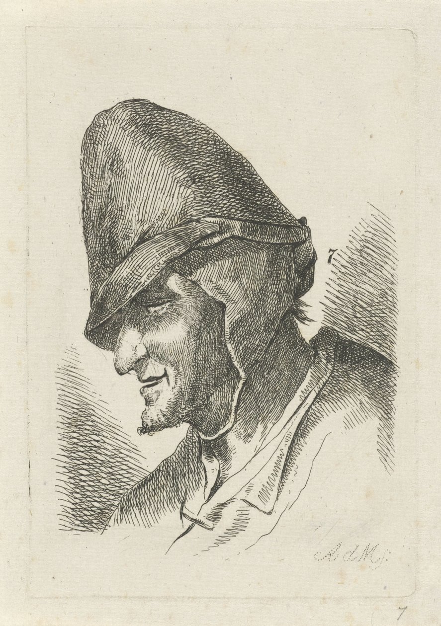 Man med hög hatt av Anthonie Willem Hendrik Nolthenius de Man