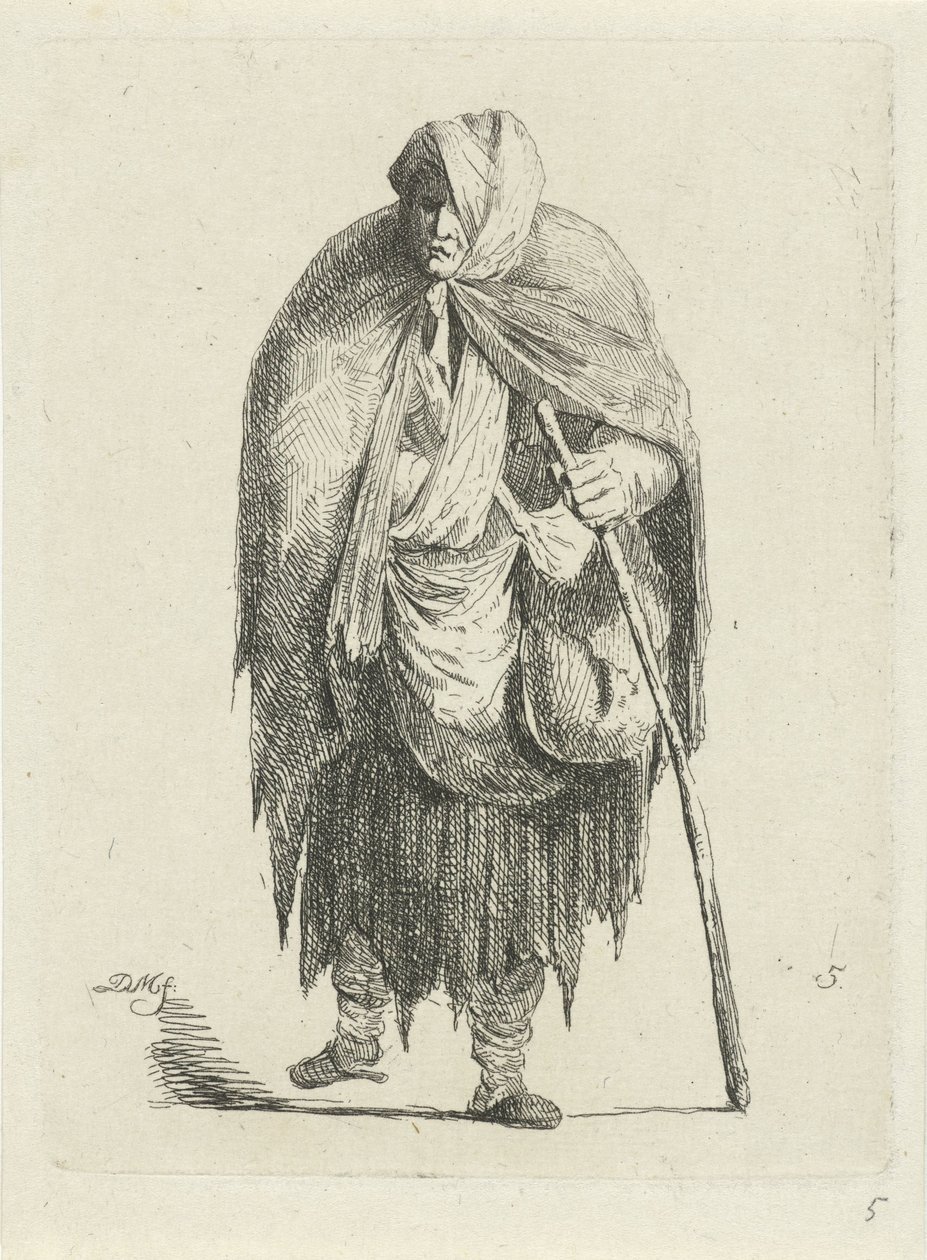Kvinna i trasor av Anthonie Willem Hendrik Nolthenius de Man