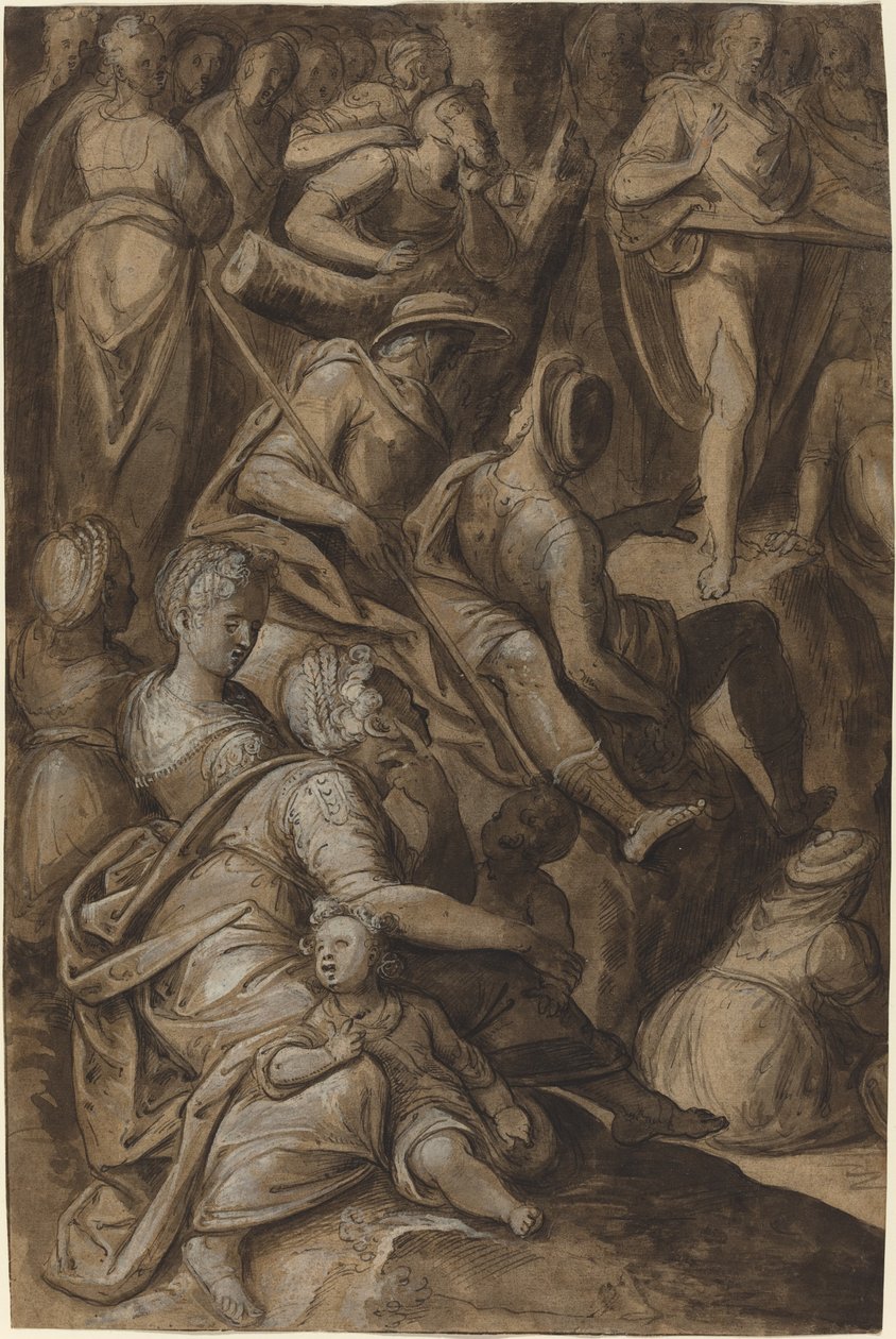 Sankt Johannes predikar av Anthonie van Blocklandt