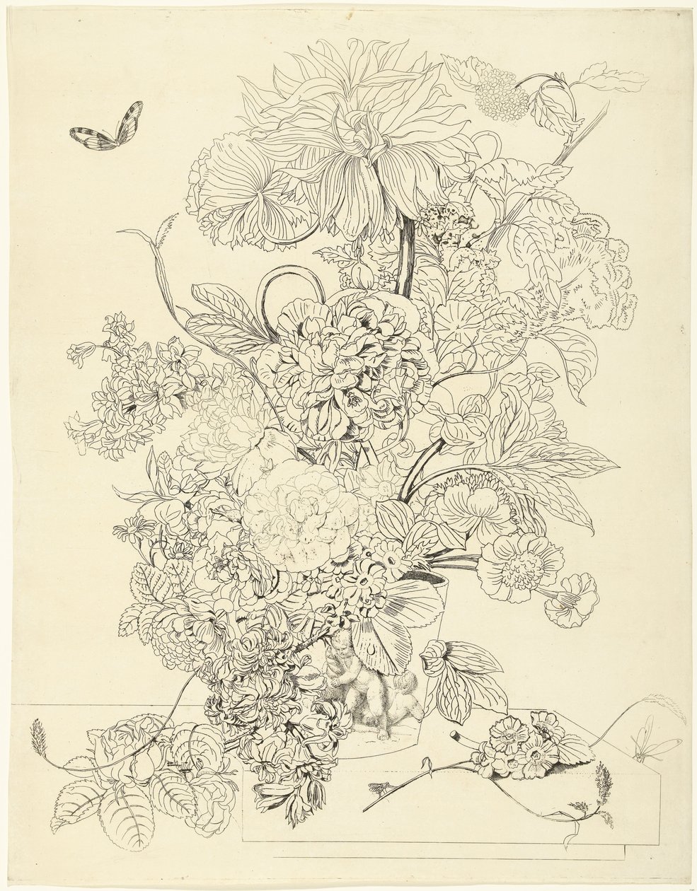 Blomsterarrangemang av Anthonie van den Bos