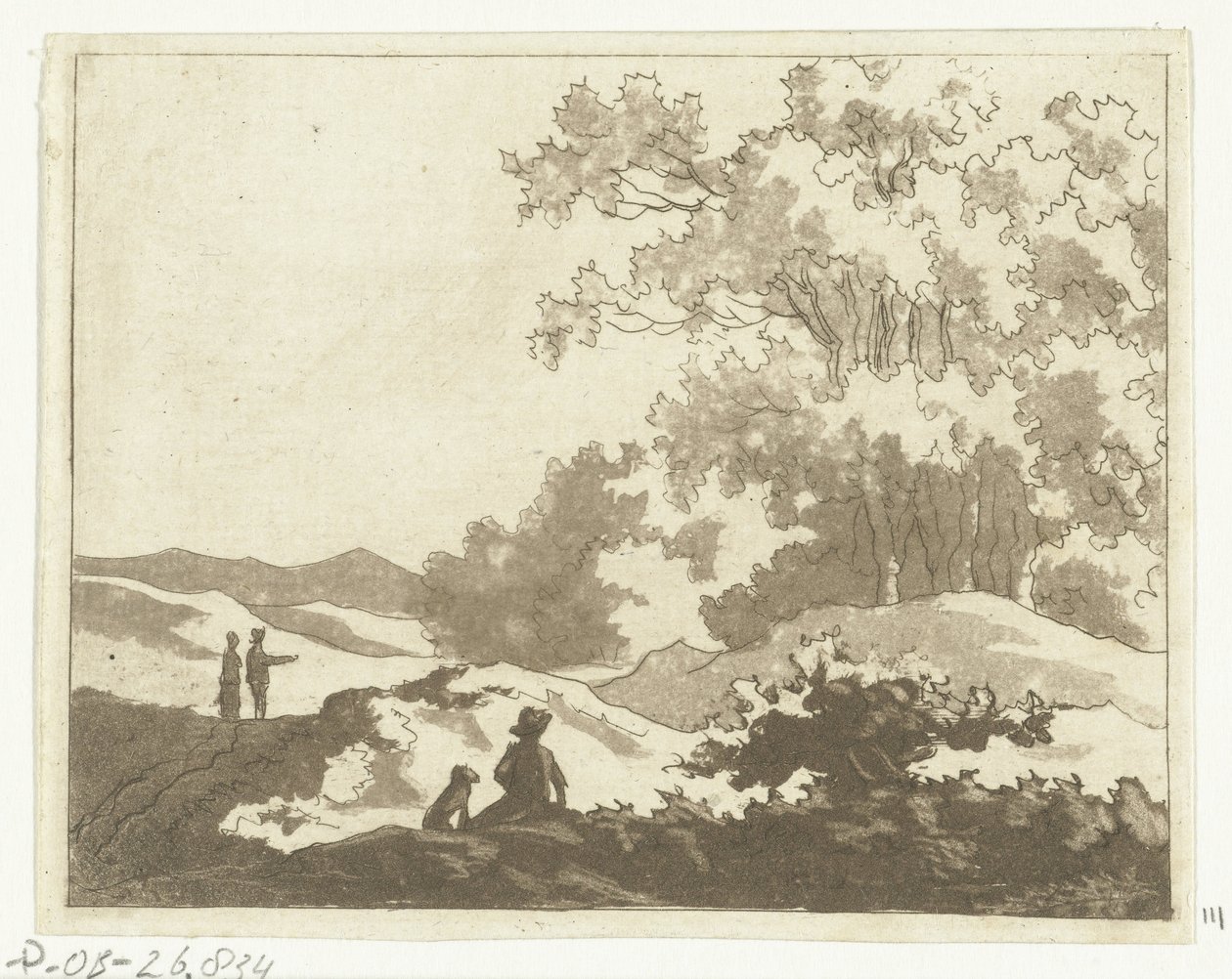 Dune landskap av Anthonie van den Bos