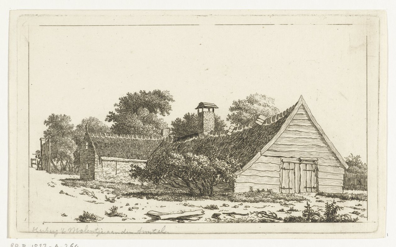 Herberg het Molentje aan de Amstel (titel på objekt) av Anthonie van den Bos