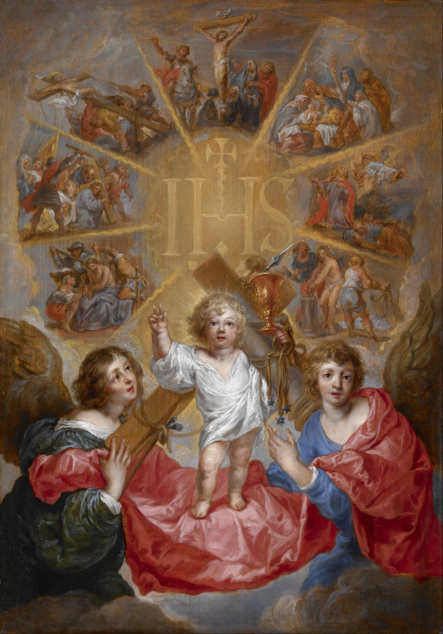 Förhärligandet av Jesu namn av Anthonis Sallaert