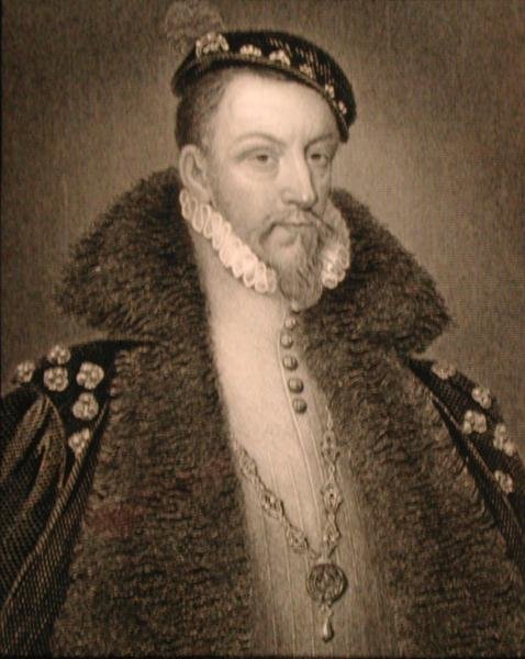 Porträtt av Thomas Radcliffe (ca 1525-83) 3:e Earl of Sussex, från "Lodge