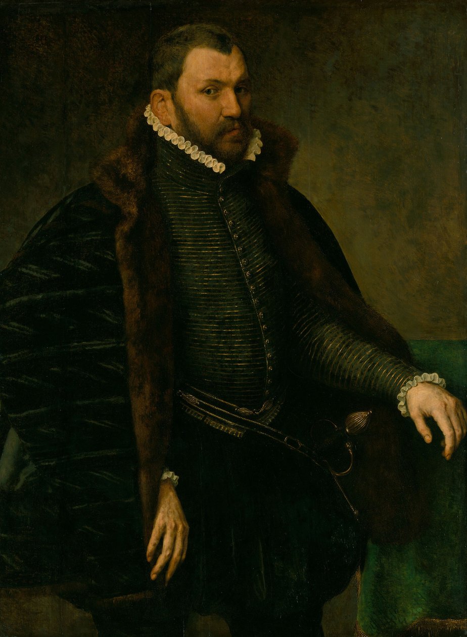 Porträtt av en man av Anthonis van Dashorst (c.1519 1576/77) (circle of) Mor