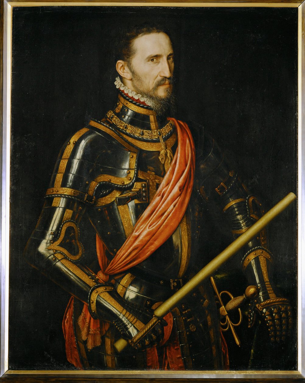 Fernando Alvarez de Toledo, hertig av Alba ... (målning på duk) av Anthonis van Dashorst (c.1519 1576/77) Mor