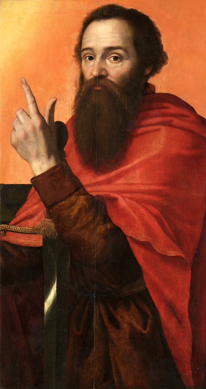 Saint Paul, ca 1556 (olja på panel) av Anthonis Mor van Dashorst