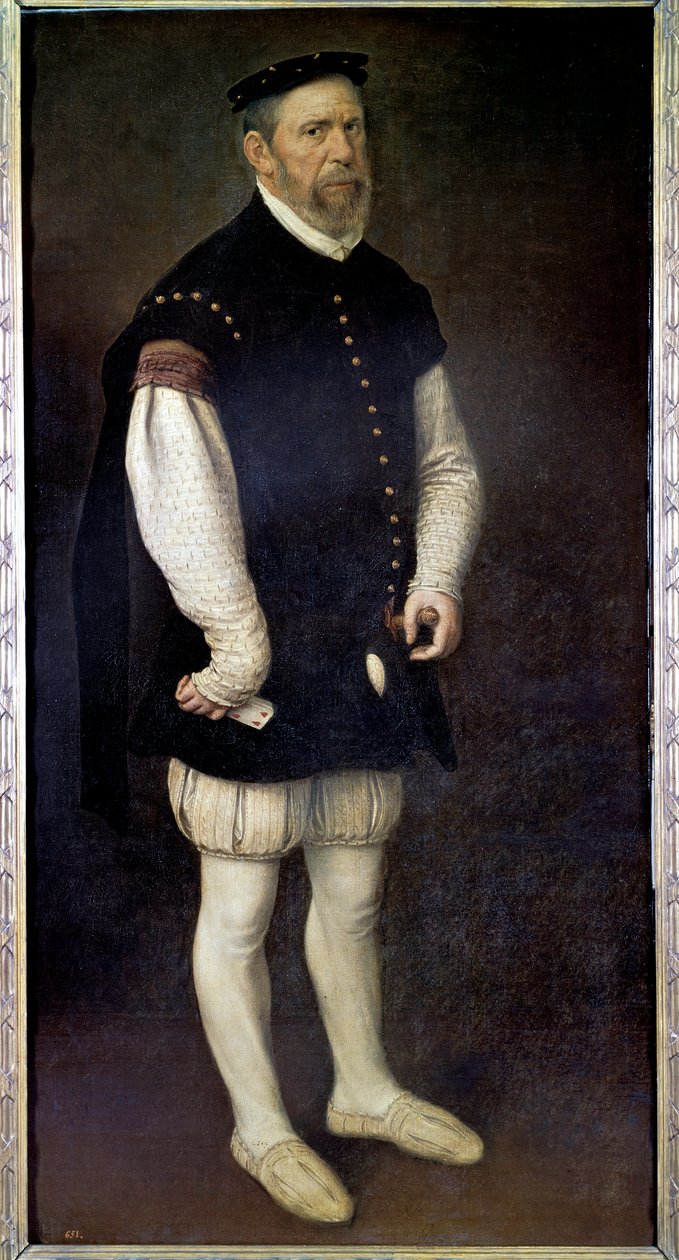 Porträtt vid foten av Pejeron, gycklare av greven av Benavente Målning av Antonio Moro (1517-1575) 1500-talet Madrid, Pradomuseet av Anthonis Mor van Dashorst