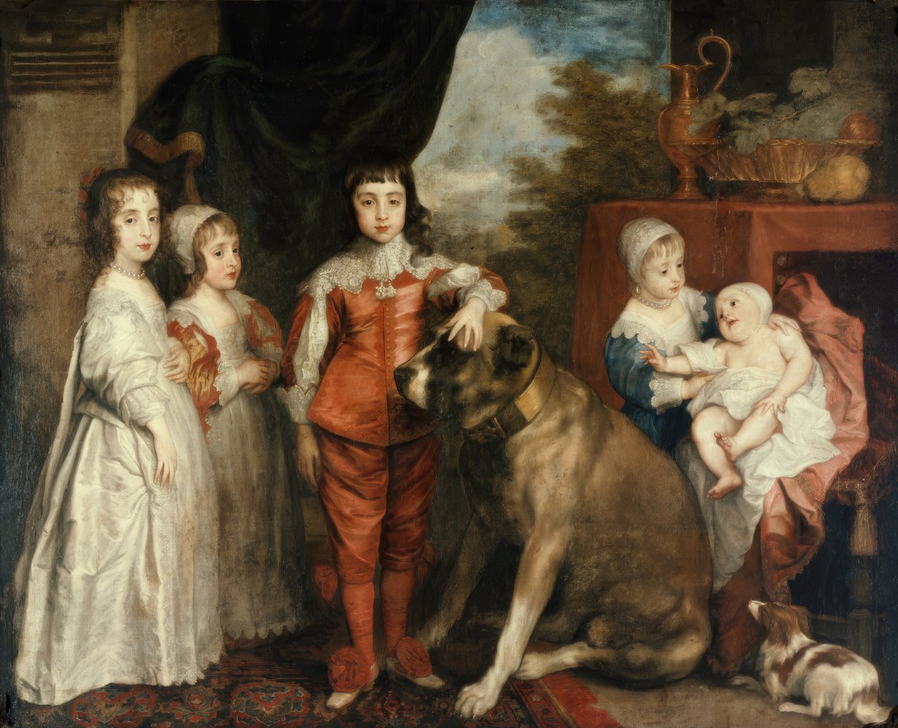 Barnen till Charles I av England av Anthony van Dyck