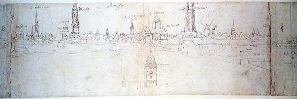 Brygge av Anthonis van den Wyngaerde