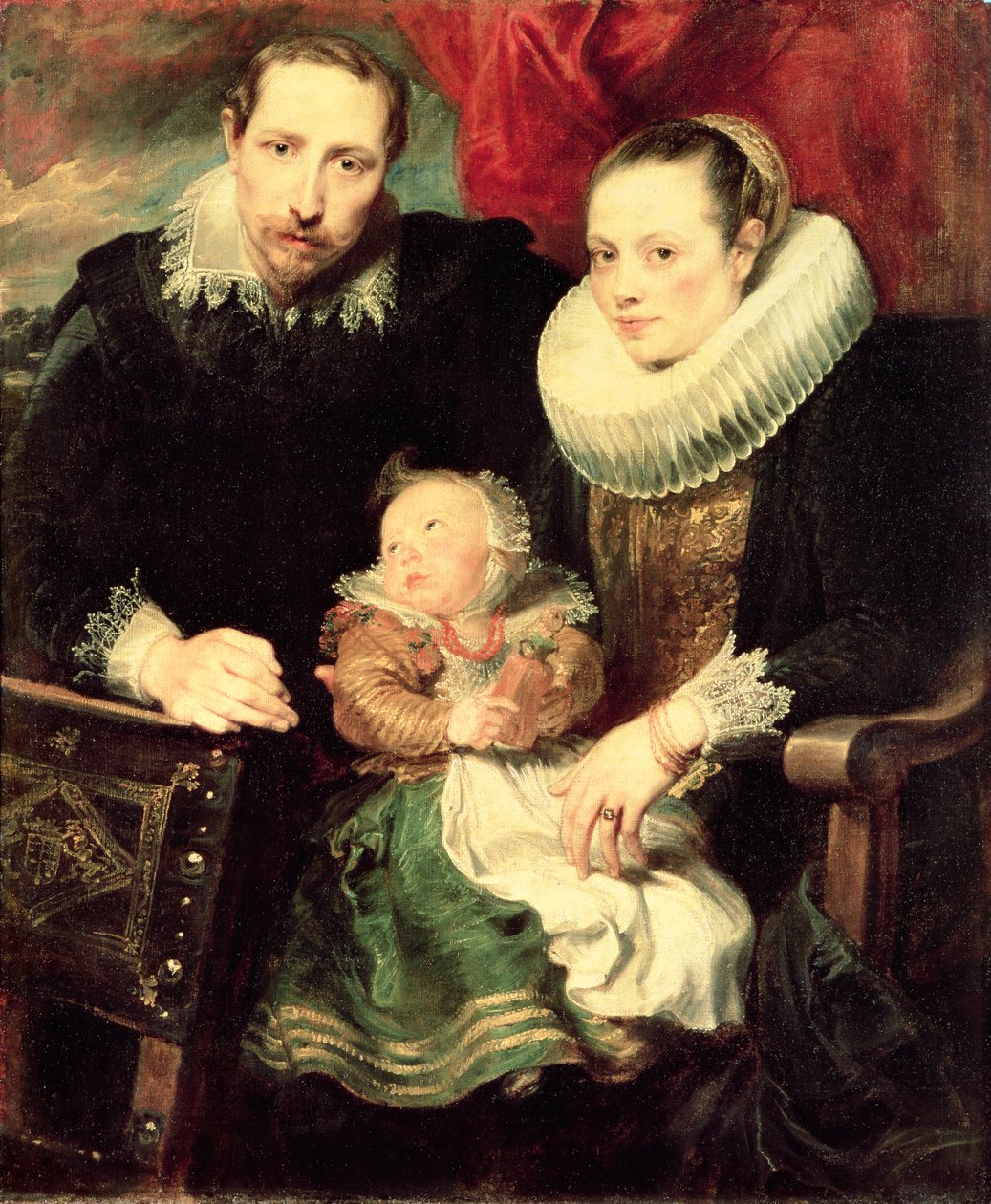 Ett familjeporträtt, ca 1618-21 av Anthony van Dyck