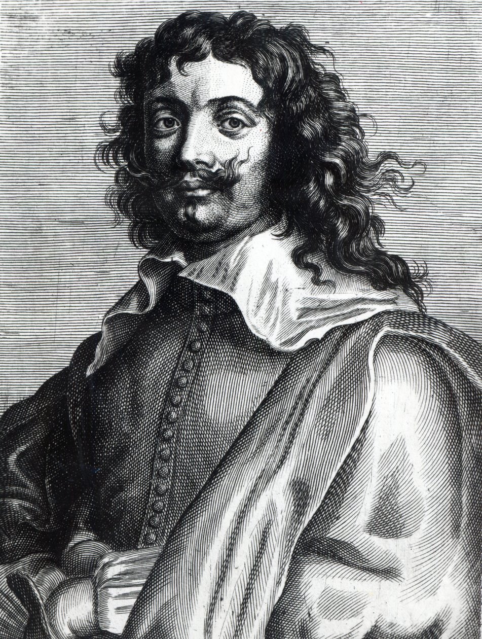 Adriaen Brouwer, graverad av Edme de Boulonois av Anthony van Dyck