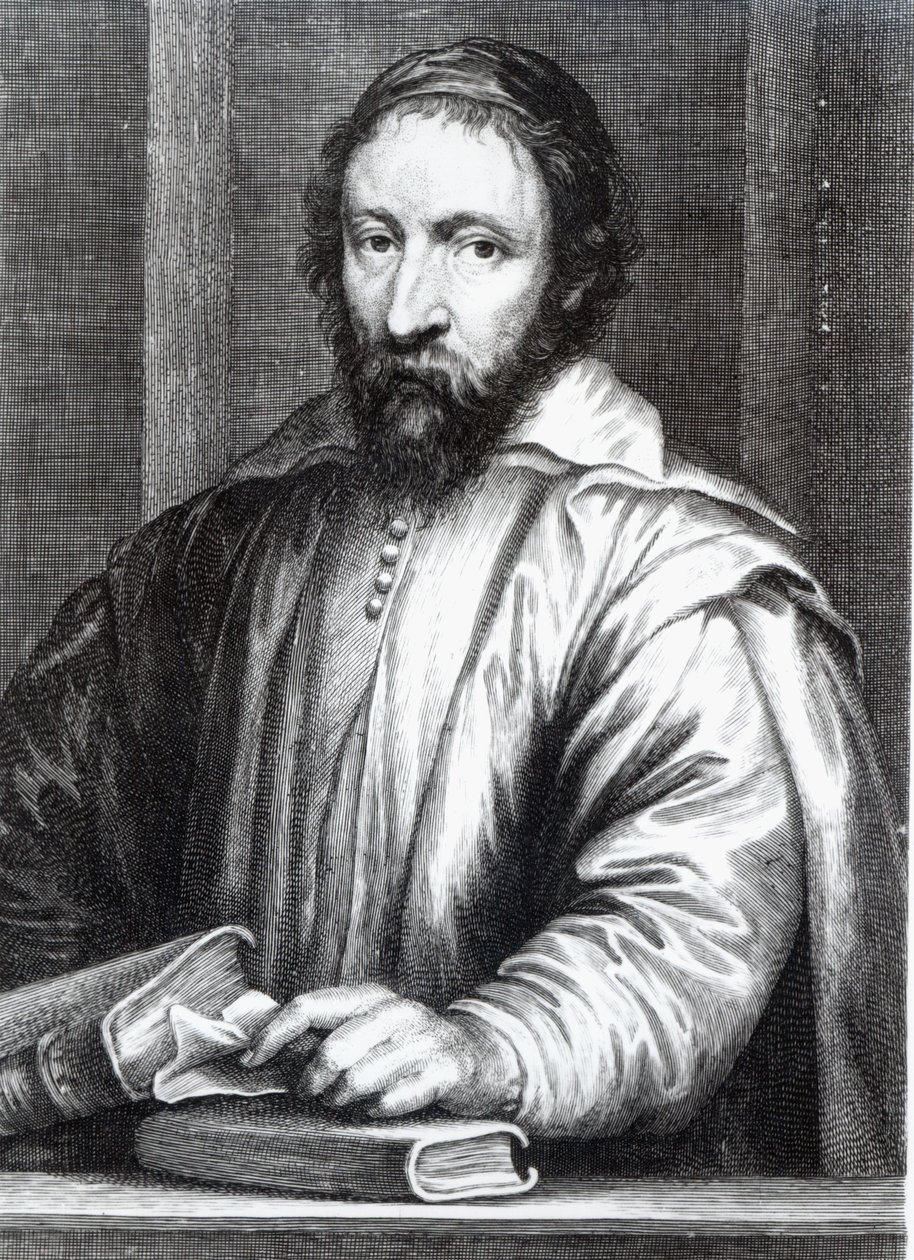Nicolas Claude Fabri de Peiresc, graverad av Martin van den Enden av Anthony van Dyck