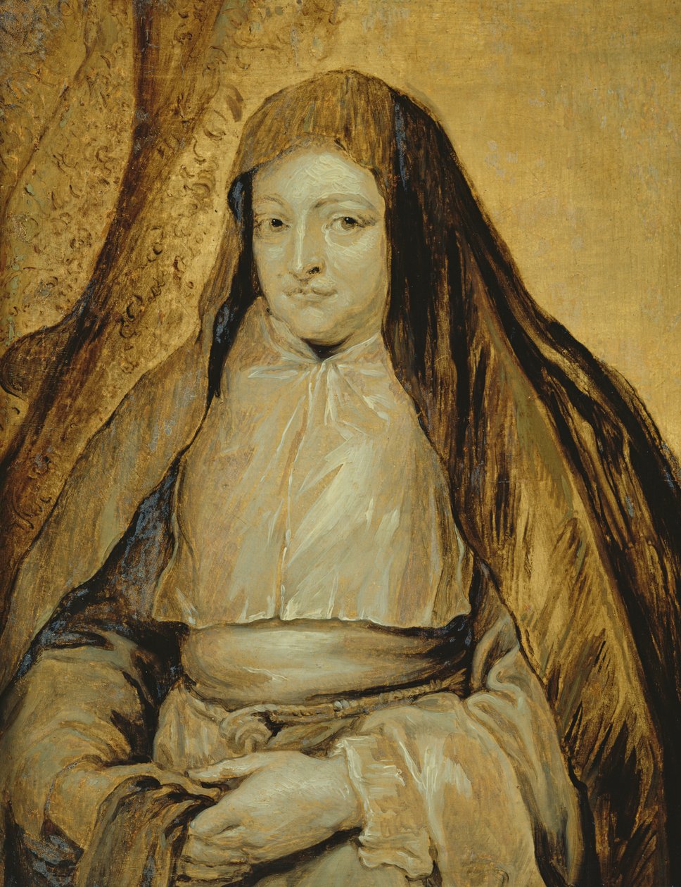 Porträtt av Infanta Isabella Clara Eugenia av Spanien, c.1627-32 av Anthony van Dyck