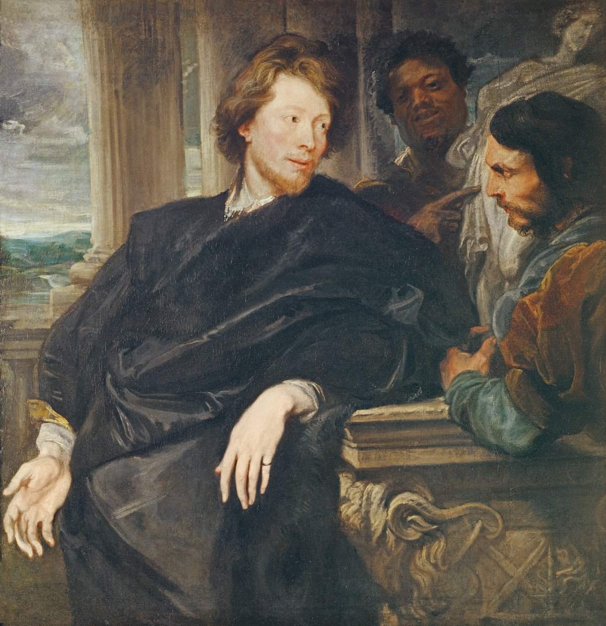 Porträtt av Rubens av Anthony van Dyck