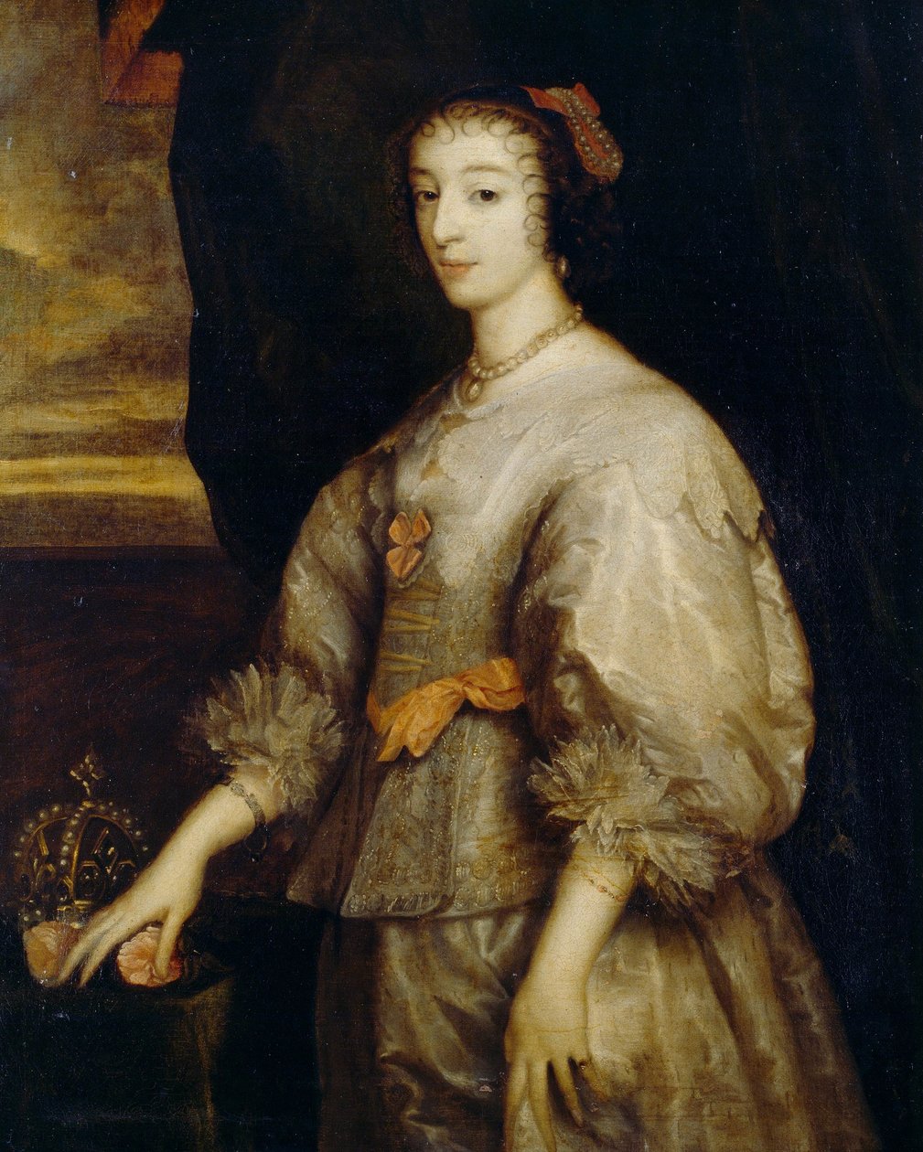 Drottning Henrietta Maria av Anthony van Dyck