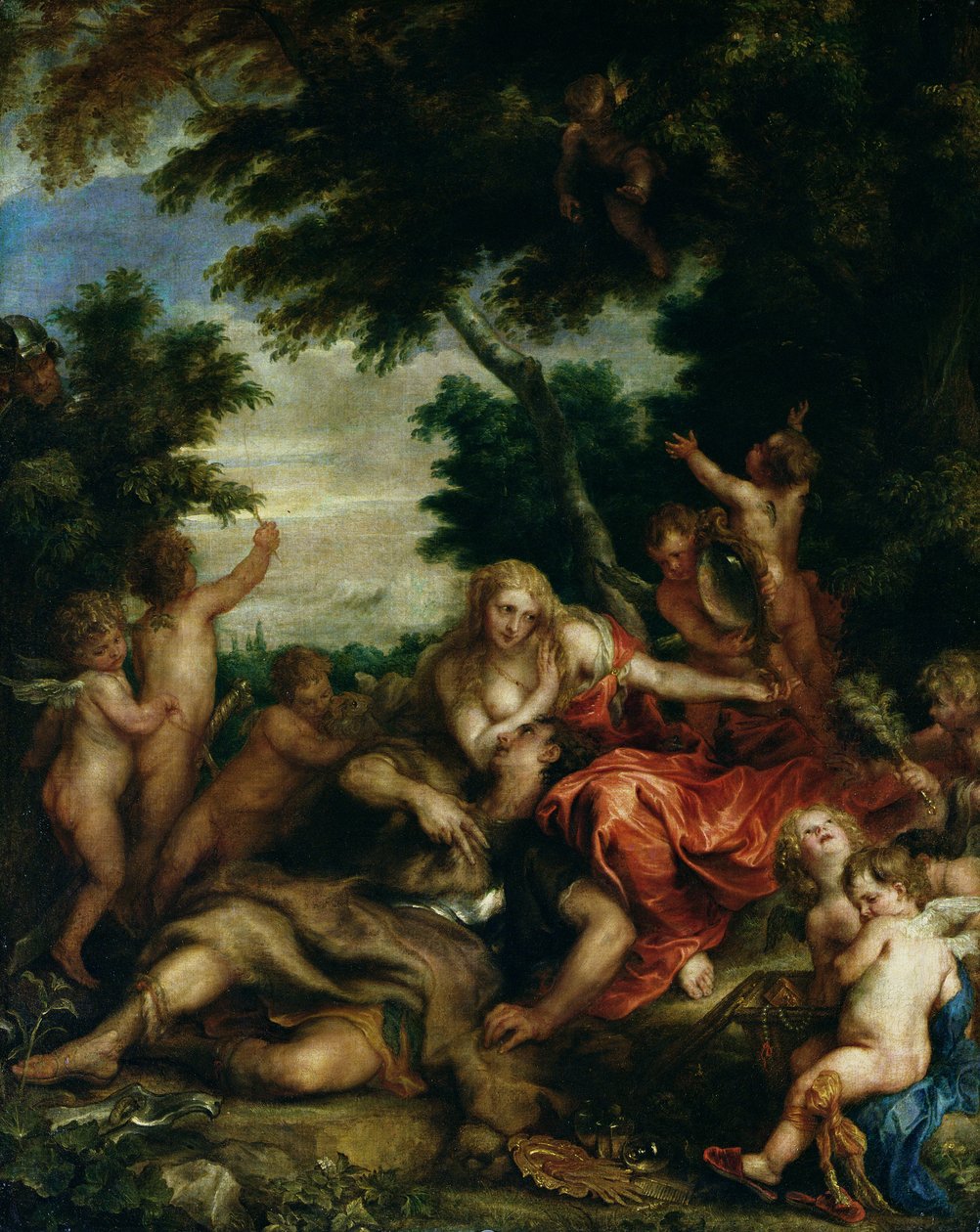 Rinaldo och Armida, av Anthony van Dyck