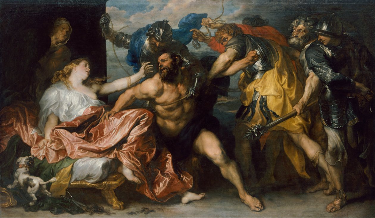Simson och Delila av Anthony van Dyck