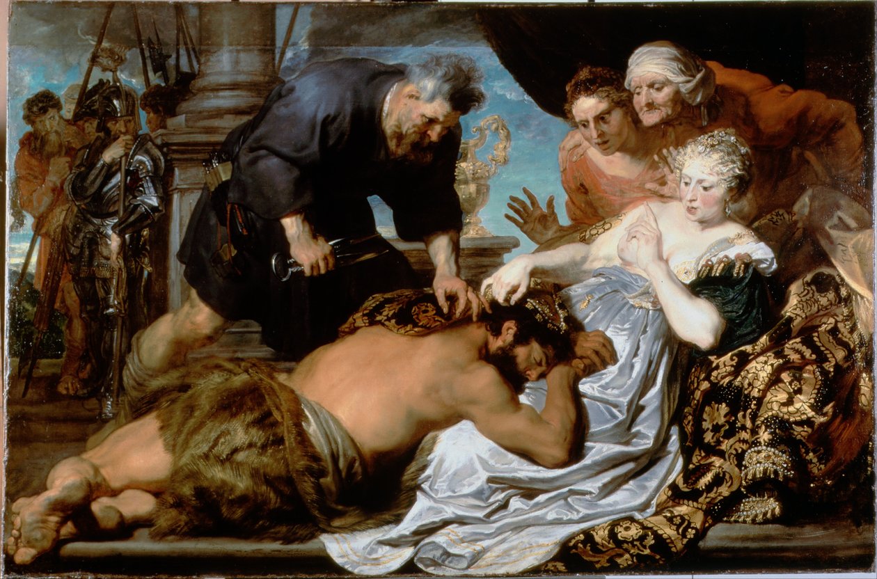 Simson och Delila av Anthony van Dyck