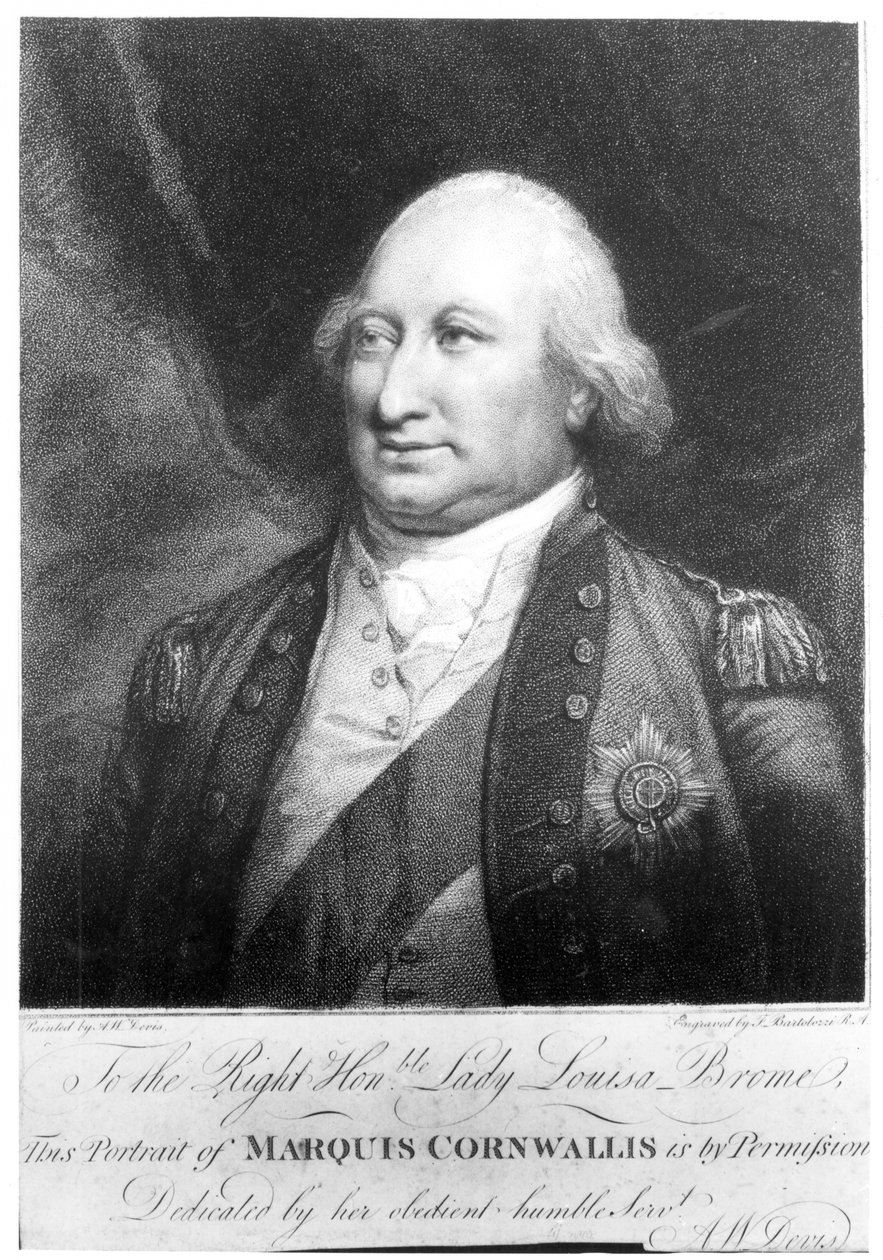 Charles, markis av Cornwallis, 1799 av Anthony Devis