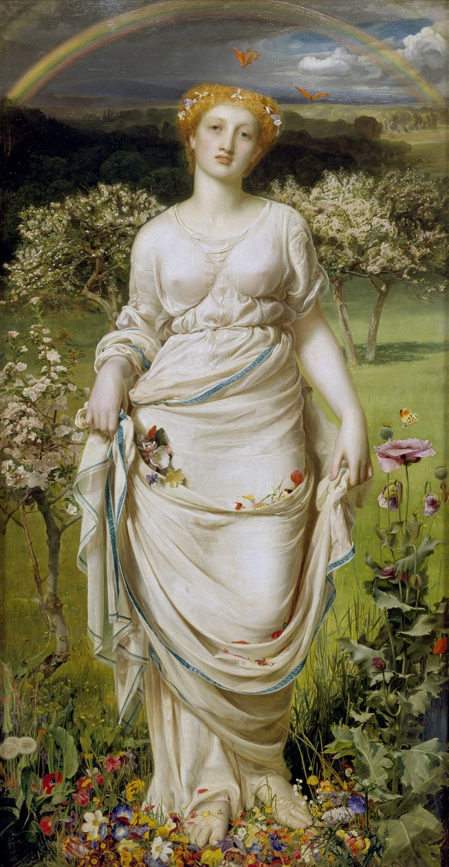 Mjuk vår, 1800-tal av Anthony Frederick Augustus Sandys
