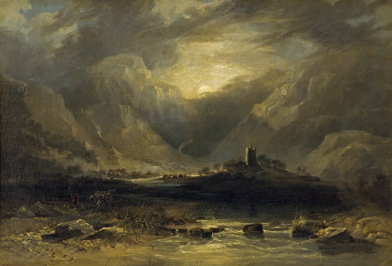 Vale of Llanberis, Snowdon, norra Wales av Anthony Vandyke Copley Fielding