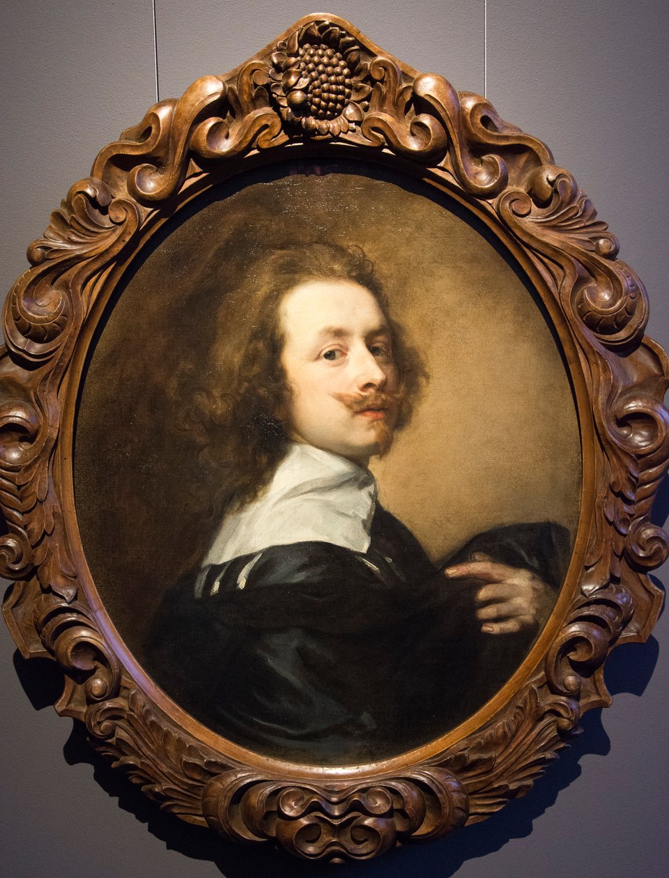 Zelfportret van Antoon van Dyck in het Rubenshuis te Antwerpen av Anthony van Dyck