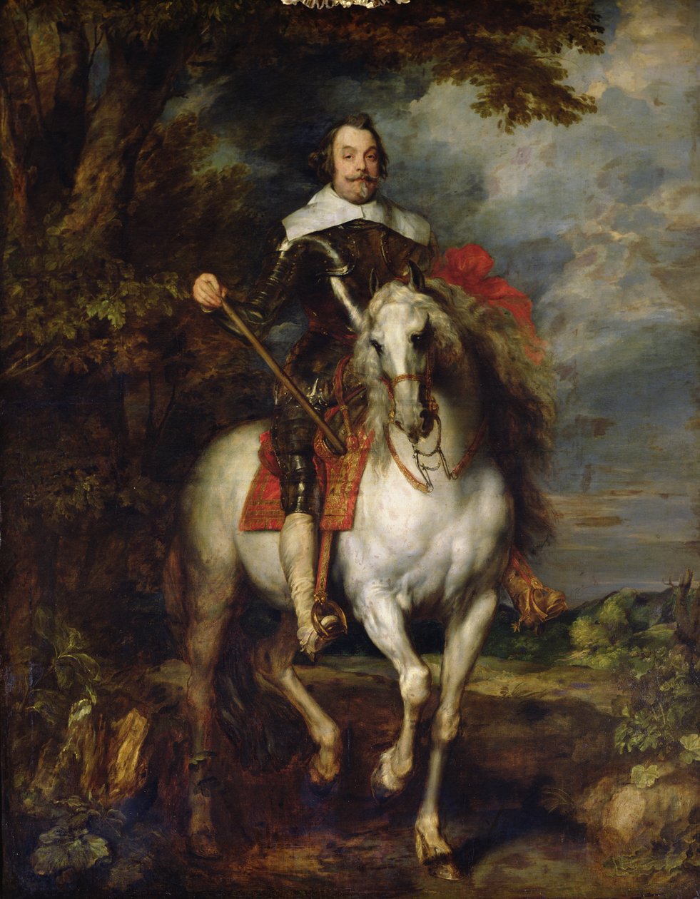 Ridsporträtt av Don Francisco de Moncada (1586-1635) av Anthony van Dyck