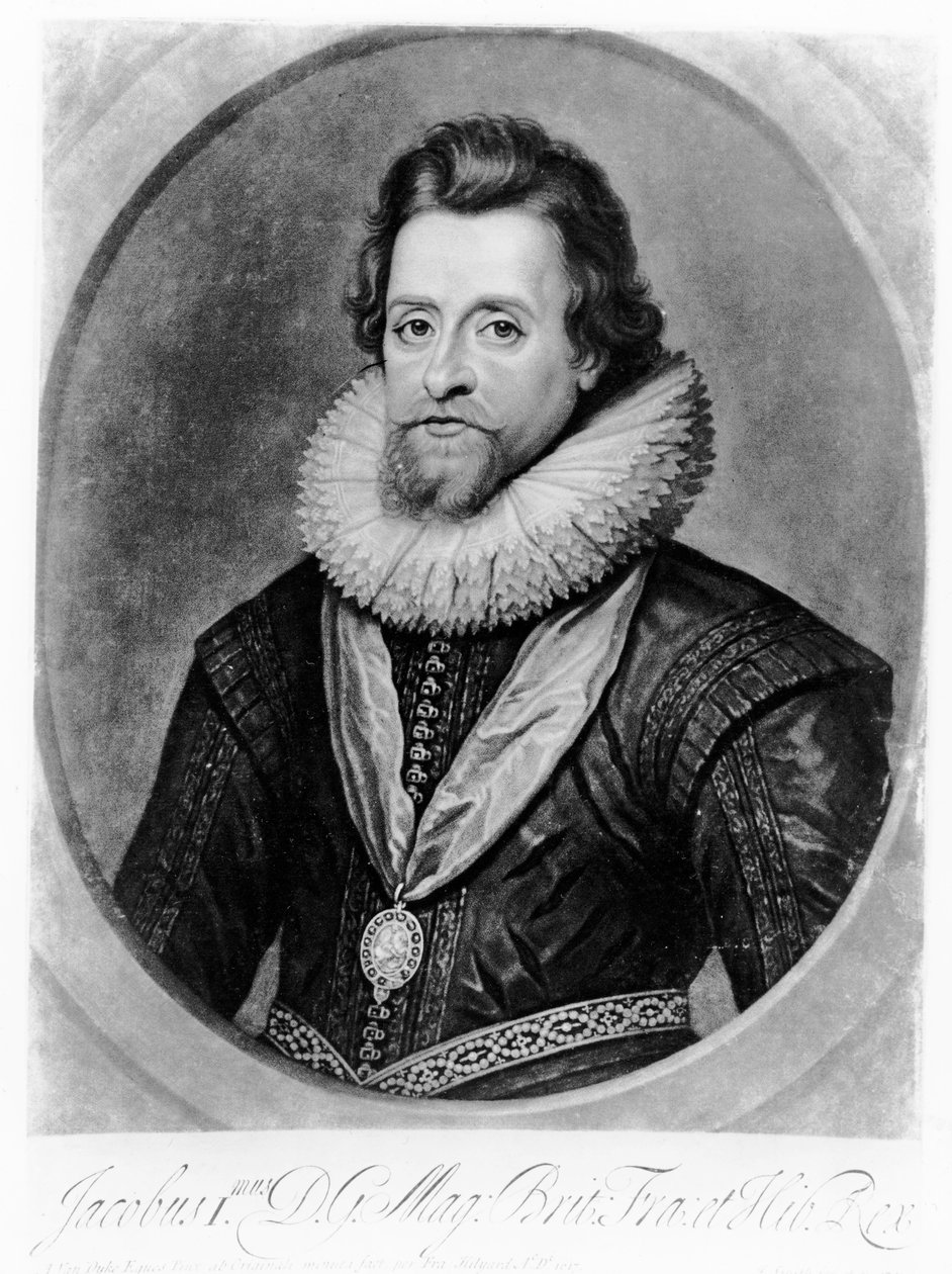 James I av England, James VI av Skottland av Anthony van Dyck