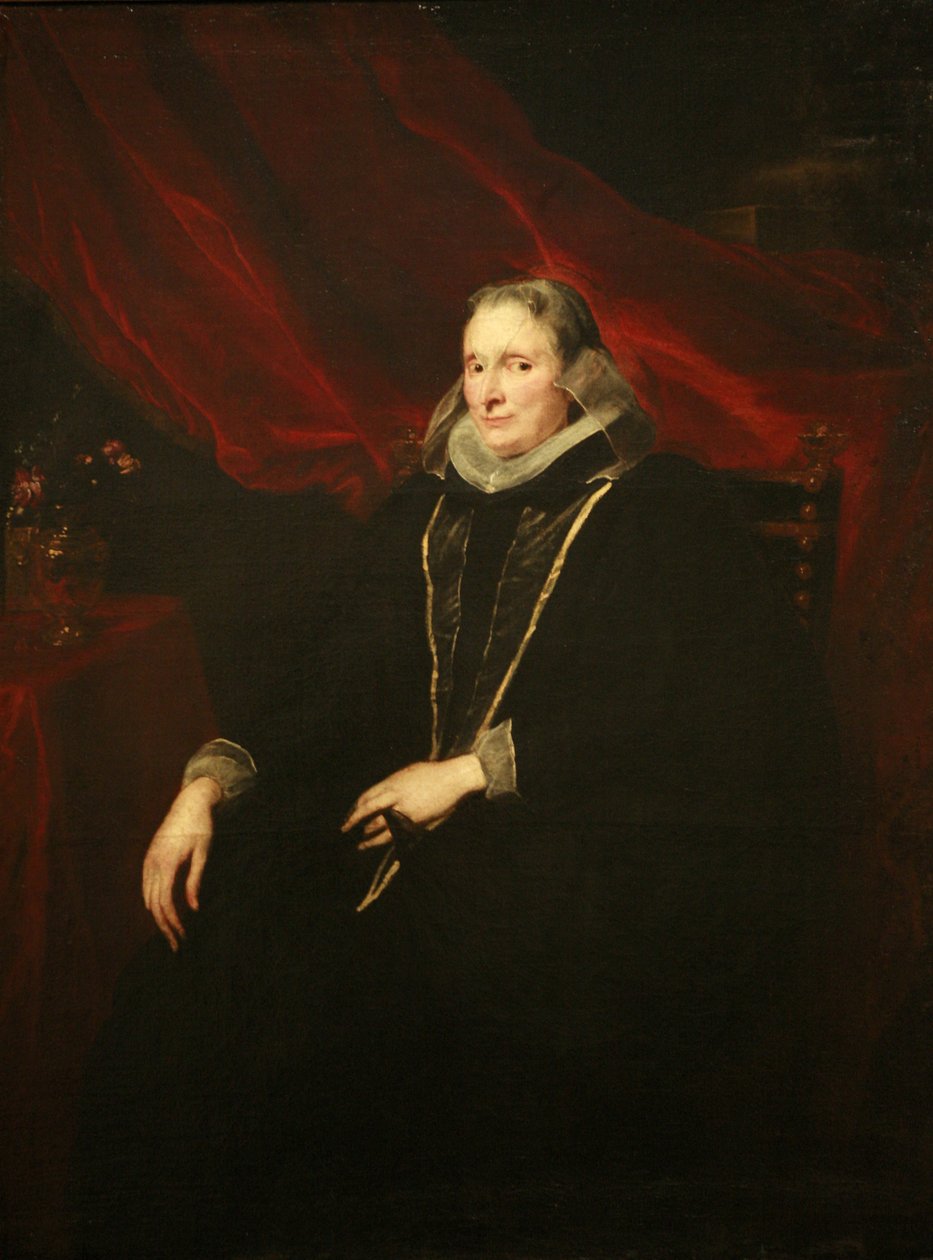 Porträtt av Luigia Cattaneo-Gentile av Anthony van Dyck