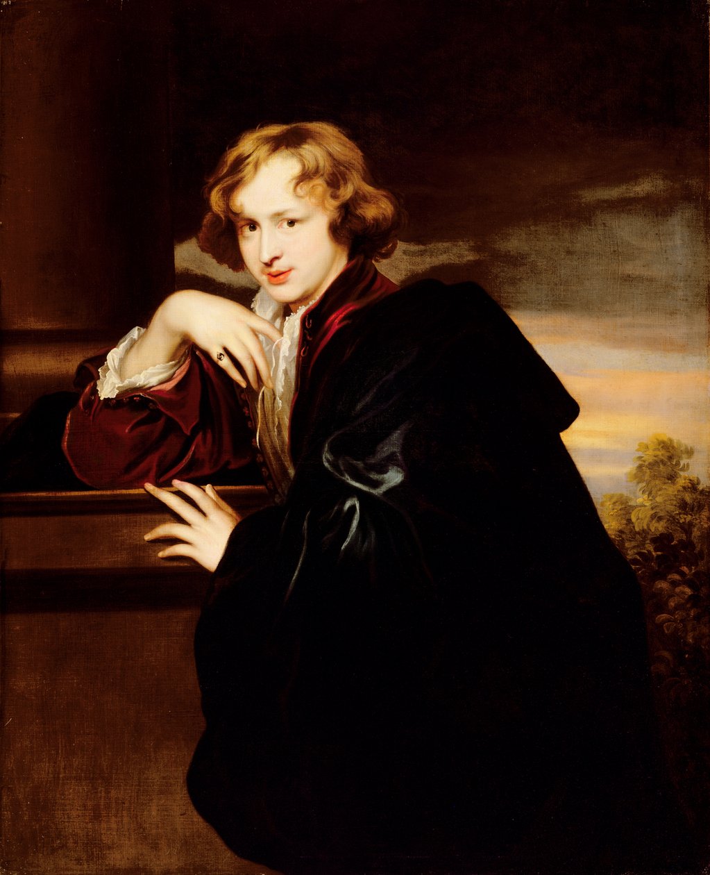 Porträtt av Sir Anthony van Dyck (1599-1641) av Anthony van Dyck